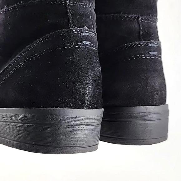 Lexi & Abbie Devon Women's Black Suede Lace Up Ankle Boots Size 6.5 - Picture 15 of 16